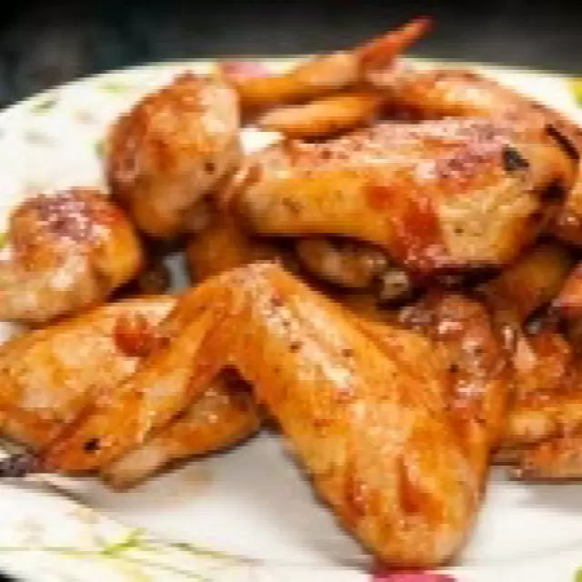 Baked Chicken Wings with Homemade BBQ Sauce