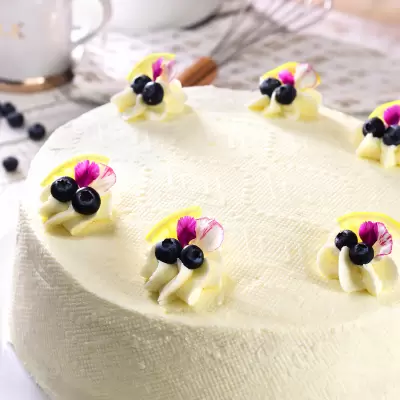 Blueberry Cake with Lemon