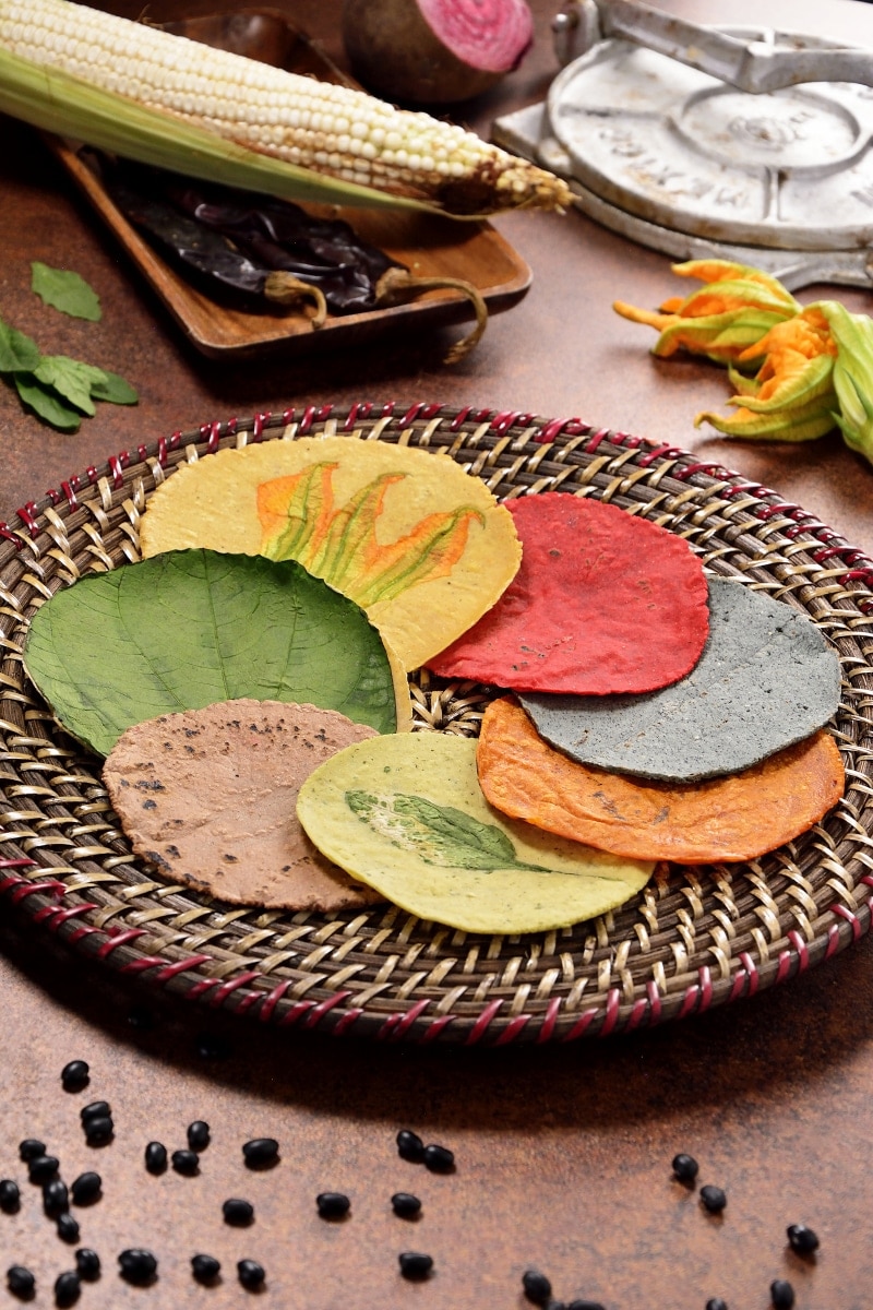 Tortillas de Maíz de Sabores