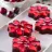 Light Strawberry-Cherry Gelatin with Hibiscus and Blueberries
