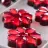 Light Strawberry-Cherry Gelatin with Hibiscus and Blueberries