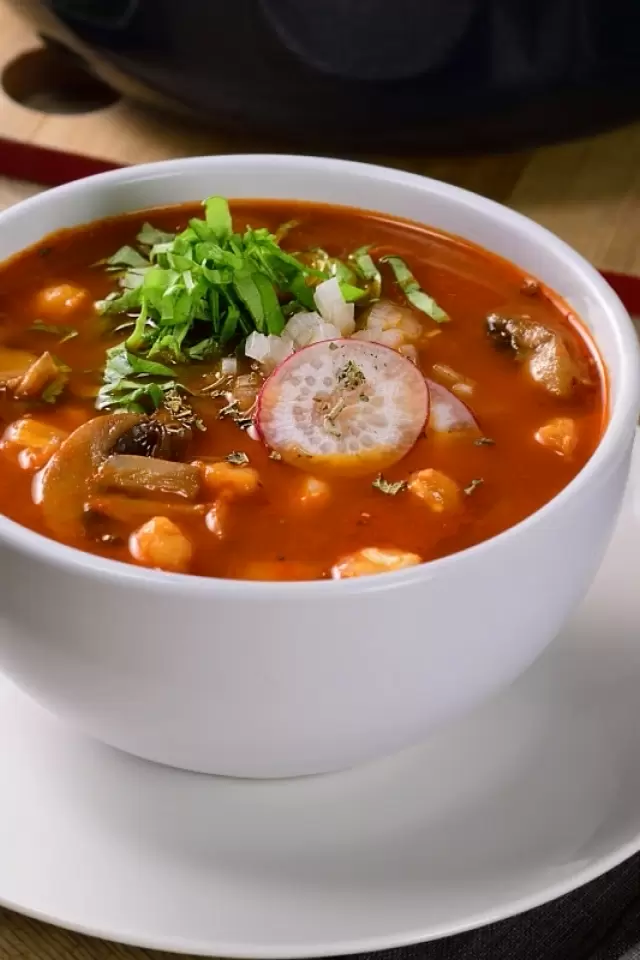 Pozole Rojo Vegano