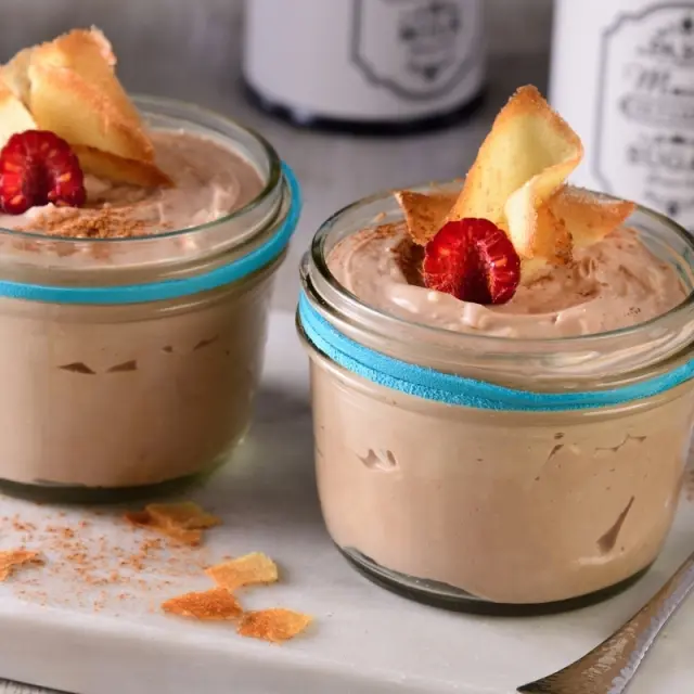 Cinnamon Pudding with Cauliflower Bits