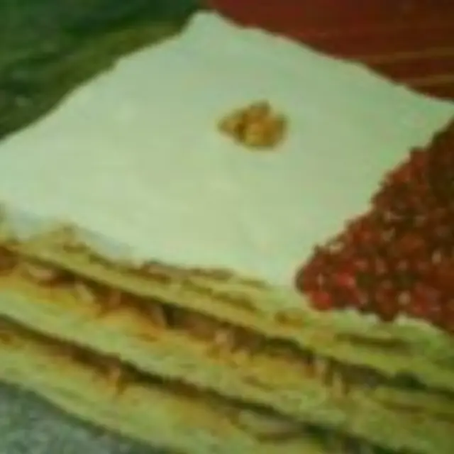 Milhojas in Nogada