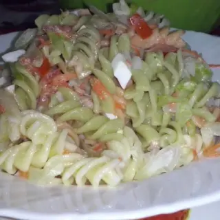 Colorful Spiral Pasta Salad