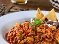 Homemade Machaca in Red Sauce