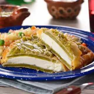Nopales Recheados com Queijo Panela