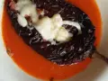 Stuffed Ancho Chile with Bean and Cheese
