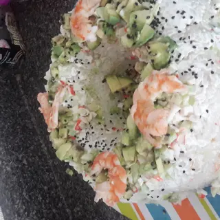 Shrimp Sushi Cake