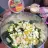 Salada Verde com Vinagrete de Hummus