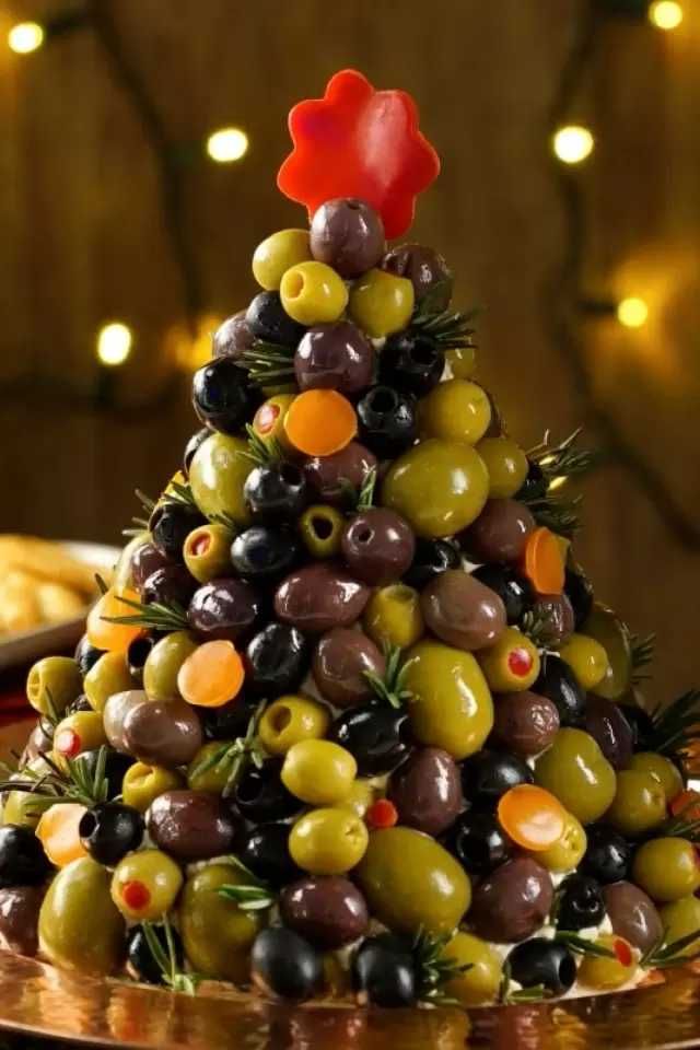 Tops Friendly Markets - Recipe: Olive and Antipasto Christmas Tree