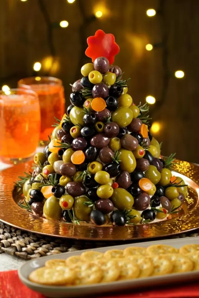 Tops Friendly Markets - Recipe: Olive and Antipasto Christmas Tree