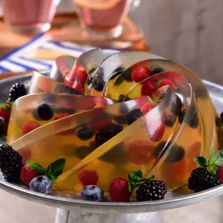 Gelatinas com Frutas