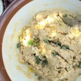 Hummus and Cheese Sandwich