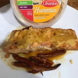 Hummus-Crusted Salmon
