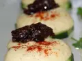 Hummus and Cucumber Snack