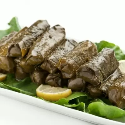 Grape Leaves Stuffed with Goat Cheese