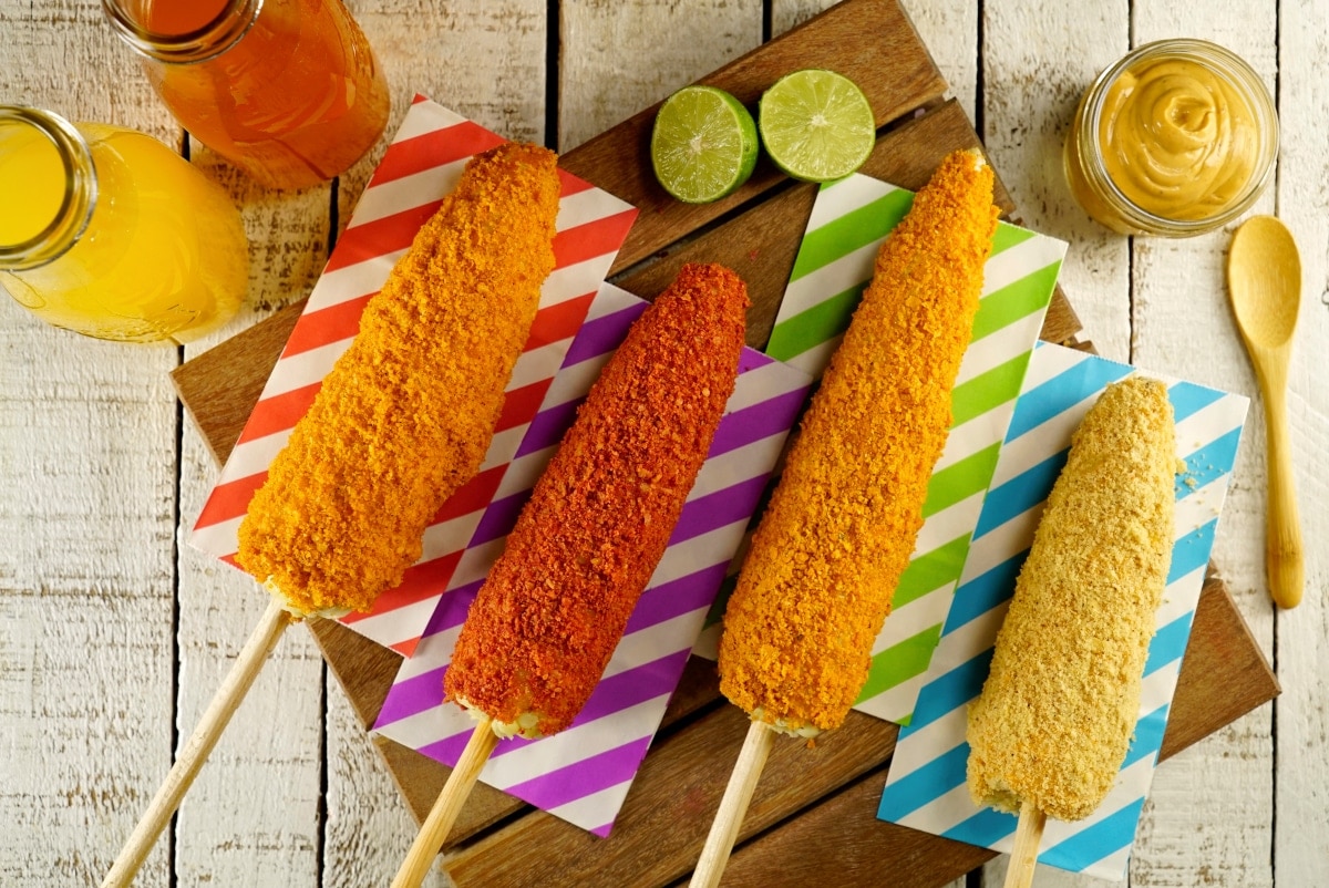 Chip-Crusted Elotes
