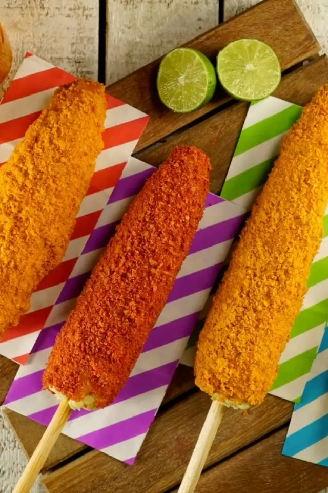 Chip-Crusted Elotes