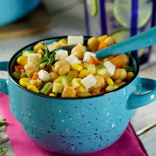 Chickpeas Mexican Style