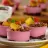 Mini Cheesecake de Framboesa com Crosta de Banana e Chocolate
