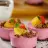 Mini Cheesecake de Framboesa com Crosta de Banana e Chocolate