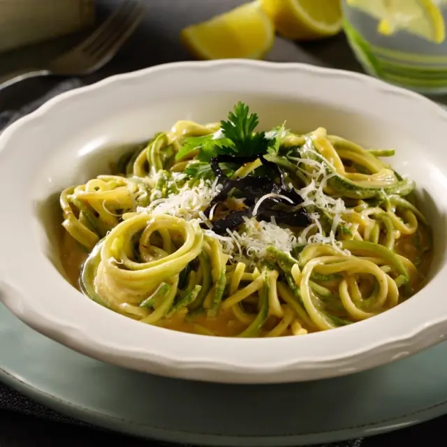 Noodles com Molho Cremoso de Chipotle e Pasilla