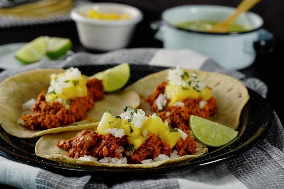 Tacos de Atún al Pastor