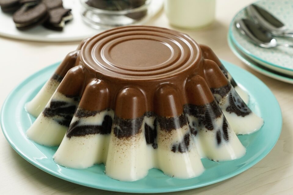 Gelatina de Oreo con Chocolate