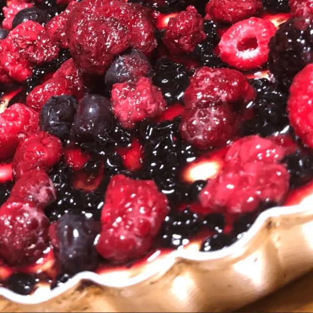 Cheesecake with Red Fruits