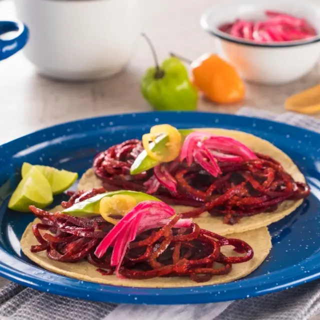 Beet Cochinita Tacos