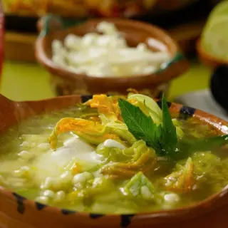 4 different vegetable soups