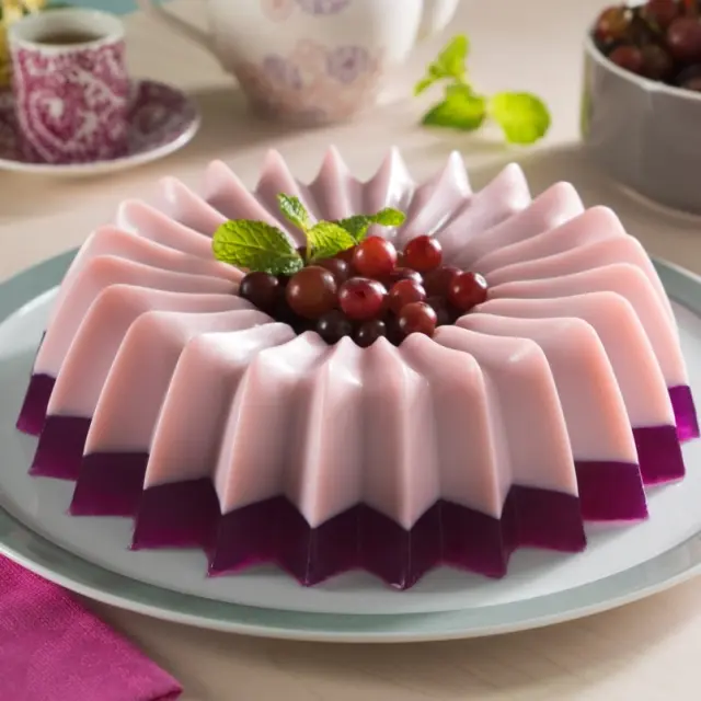 Gelatina de Amora com Uva
