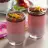 Gelatina de Iogurte com Amora e Morango