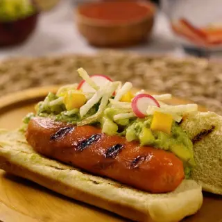 Delicious Vegan Hot Dog