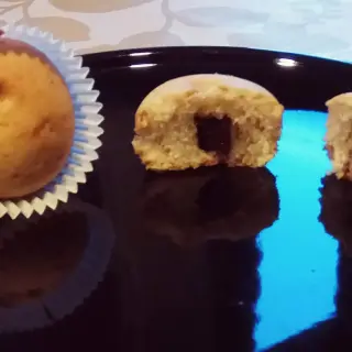 Dark Chocolate Filled Muffins