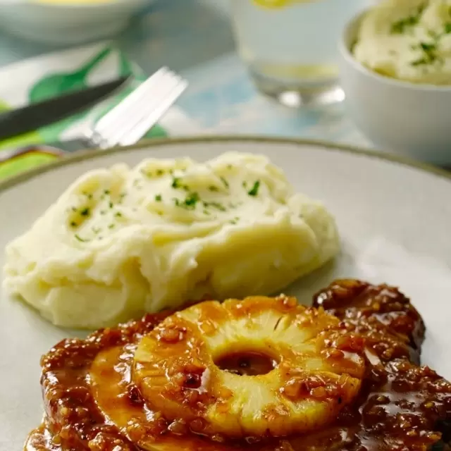 Chuletas a la Hawaiana