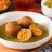 Almôndegas de Frango com Bacon e Cheddar em Molho Verde