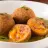 Almôndegas de Frango com Bacon e Cheddar em Molho Verde