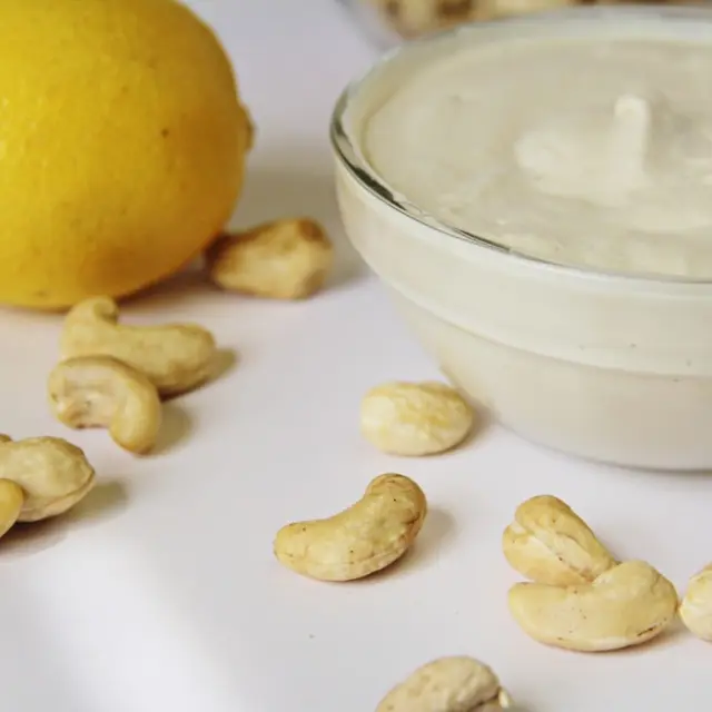 Creme Vegano de Castanha de Caju