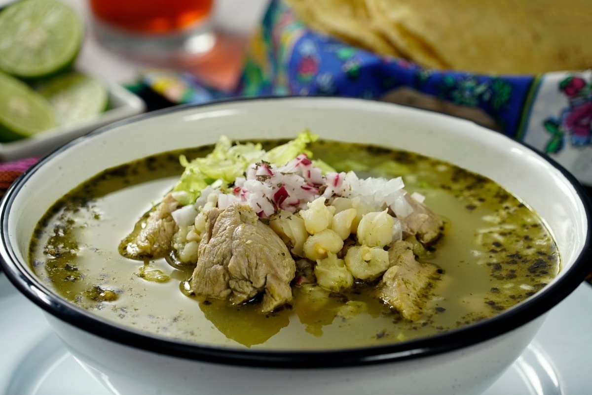 Authentic Mexican Green Pozole