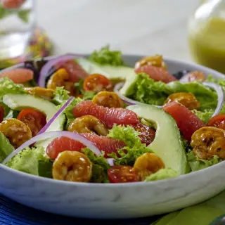 Spicy Shrimp Salad with Grapefruit