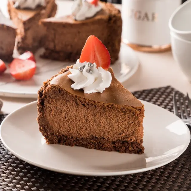 Cheesecake Assado de Chocolate