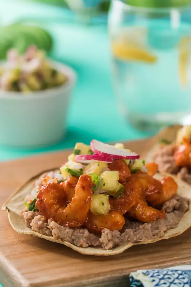 Easy Shrimp Pozole Recipe for Lent - 30 Minute Meal