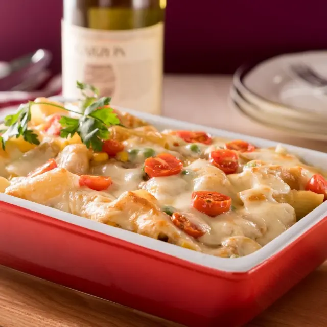 Gratinado de Atum com Massa