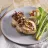 Pork Shoulder with Garlic Mushrooms