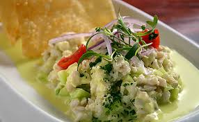 Aguachile of fish