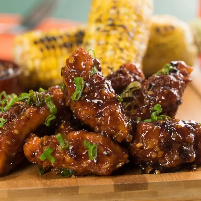 Tiras de Frango Crocantes com Mel e Chipotle Baixas em Calorias