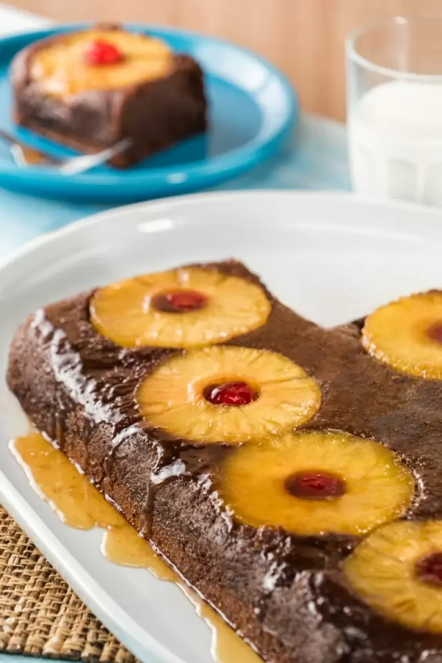 Double Chocolate Upside Down Cake – The Invisible Chef