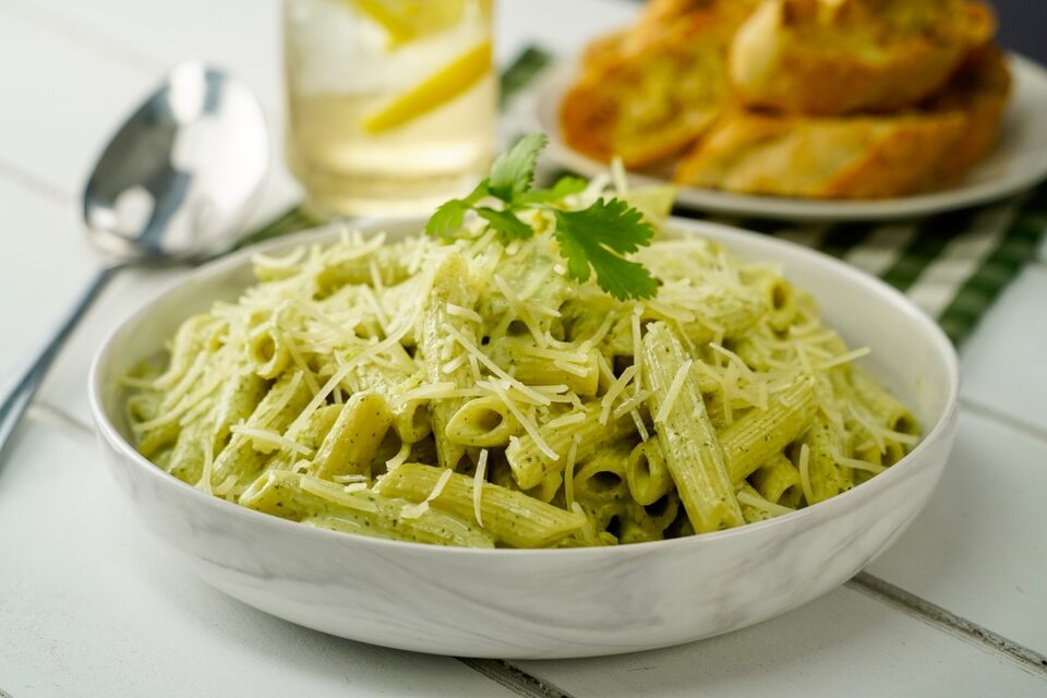 Pasta Cremosa Al Cilantro